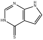 4H-Pyrrolo[2,3-d]pyrimidine-4-thione,3,7-dihydro- 结构式