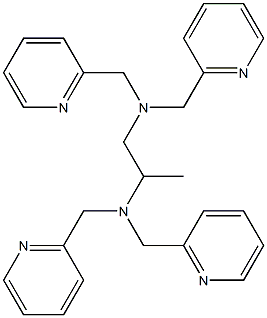 N1,N1,N2,N2-tetrakis(2-pyridinylmethyl)-1,2-Propanediamine,142177-95-5,结构式