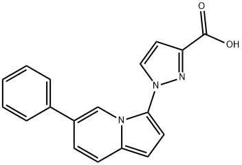 1-(6-Phenylindolizin-3-Yl)-1H-Pyrazole-3-Carboxylic Acid Structure