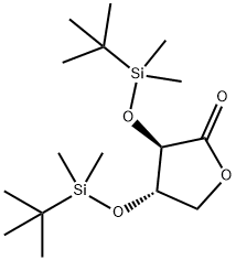 (3R,4S)-3,4-Bis((tert-butyldimethylsilyl)oxy)dihydrofuran-2(3H)-one,142468-73-3,结构式