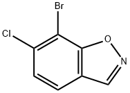 7-bromo-6-chlorobenzo[d]isoxazole Structure