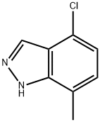 4-chloro-7-methyl-1H-indazole Struktur