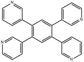 1,2,4,5-tetra(pyridin-3-yl) benzene Structure