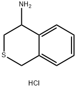 3,4-二氢-1H-2-苯并噻喃-4-胺盐酸,143127-83-7,结构式