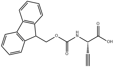 3-Butynoic acid, 2-[[(9H-fluoren-9-
ylmethoxy)carbonyl]amino]-, (2S)-, 1435854-95-7, 结构式