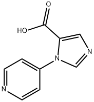 1-(吡啶-4-基)-1H-咪唑-5-羧酸 结构式