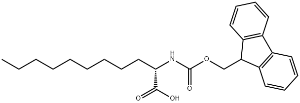 (2S)-2-(Fmoc-amino)undecanoic acid Struktur