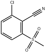 2-chloro-6-methanesulfonylbenzonitrile|