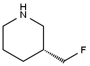 (3R)-3-(氟甲基)哌啶, 1444103-49-4, 结构式