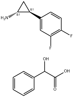 [(1R,2S)-2-(3,4-difluorophenyl)cyclopropyl]azanium:2-hydroxy-2-phenylacetate