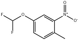 4-Difluoromethoxy-1-methyl-2-nitro-benzene,144510-65-6,结构式