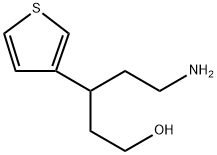 5-amino-3-(3-thienyl)pentan-1-ol Structure