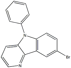 8-Bromo-5-phenyl-5H-pyrido[3,2-b]indole Structure