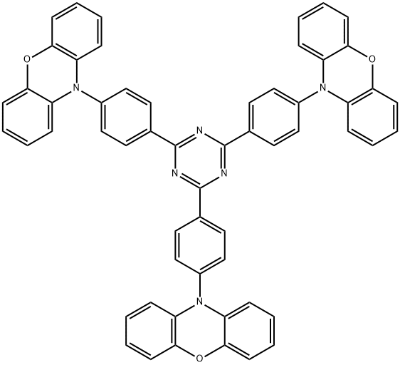 10-(4-(4,6-Bis(4-(10H-phenoxazin-10-yl)phenyl)-1,3,5-triazin-2-yl)phenyl)-10H-phenoxazine|1454796-02-1
