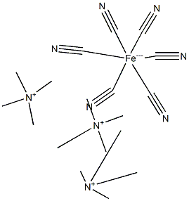Tetramethylammonium ferricyanide Structure