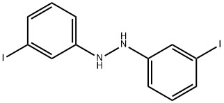 N,N'-Bis-(3-iodo-phenyl)-hydrazine 结构式