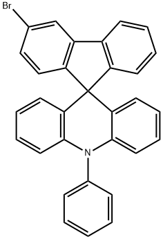 3'-bromo-10-phenyl-10H-spiro[acridine-9,9'-fluorene] Structure