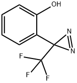 2-(3-(trifluoromethyl)-3H-diazirin-3-yl)phenol Struktur