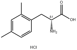 2,4-Dimethy-D-Phenylalanine hydrochloride 化学構造式