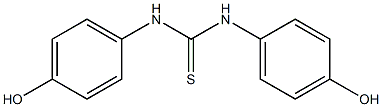 Thiourea, N,N'-bis(4-hydroxyphenyl)- Structure