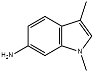 1,3-ジメチル-1H-インドール-6-アミン 化学構造式