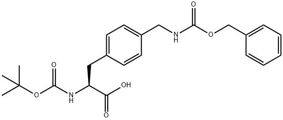 N-Boc-L-4-Cbz-aminomethylPhenylalanine Structure