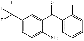 (2-amino-5-(trifluoromethyl)phenyl)(2-fluorophenyl)methanone Structure