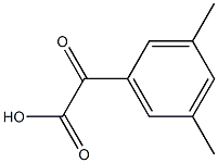(3,5-Dimethylphenyl)glyoxylic acid Struktur