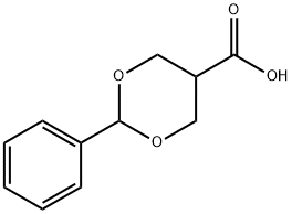 2-phenyl-1,3-Dioxane-5-carboxylic acid 结构式