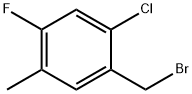 2-Chloro-4-fluoro-5-methylbenzyl bromide 化学構造式