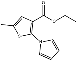 5-甲基-2-(1H-吡咯-1-基)噻吩-3-羧酸乙酯, 151258-64-9, 结构式