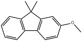 2-メトキシ-9,9-ジメチル-9H-フルオレン 化学構造式