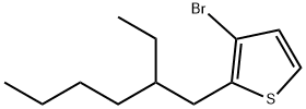 3-溴-2-(2-乙基己基)噻吩, 1514905-20-4, 结构式