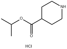 4-Piperidinecarboxylic acid 1-methylethyl ester hydrochloride Struktur