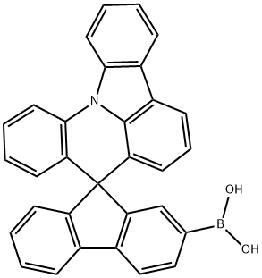 B-螺[芴-9,8'-吲哚[3,2,1-DE]吖啶]-2-硼酸,1520030-54-9,结构式