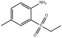 2-(ethanesulfonyl)-4-methylaniline Struktur