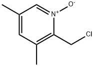 2-(chloromethyl)-3,5-dimethyl-1-oxidopyridin-1-ium Struktur