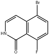 5-溴-8-氟异喹啉-1(2H)-酮, 1536364-85-8, 结构式