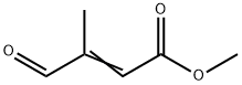 2-Butenoic acid, 3-Methyl-4-oxo-, Methyl ester Structure