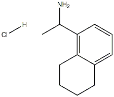 1-(5,6,7,8-tetrahydronaphthalen-1-yl)ethan-1-amine hydrochloride Structure