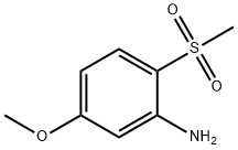 5-甲氧基-2-(甲基磺酰基)苯胺 结构式