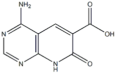 4-amino-7,8-dihydro-7-oxo-Pyrido[2,3-d]pyrimidine-6-carboxylic acid 结构式