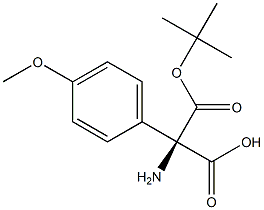 N-BOC-R-4-甲氧基苯甘氨酸, 156407-78-2, 结构式