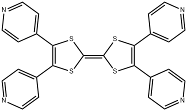 Pyridine, 4,4'-[2-(4,5-di-4-pyridinyl-1,3-dithiol-2-ylidene)-1,3-dithiole-4,5-diyl]bis- 结构式