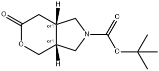 TERT-BUTYL (3AR,7AS)-6-OXOHEXAHYDROPYRANO[3,4-C]PYRROLE-2(3H)-CARBOXYLATE,1588507-59-8,结构式