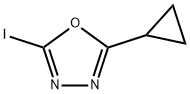 2-cyclopropyl-5-iodo-1,3,4-oxadiazole Structure