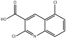 2,5-dichloroquinoline-3-carboxylic acid Struktur