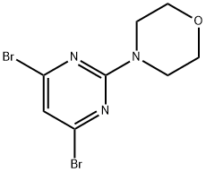 4-(4,6-dibromopyrimidin-2-yl)morpholine Structure