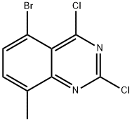 5-bromo-2,4-dichloro-8-methylquinazoline,1602350-93-5,结构式
