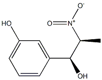 3-((1S,2S)-1-hydroxy-2-nitropropyl)phenol Struktur